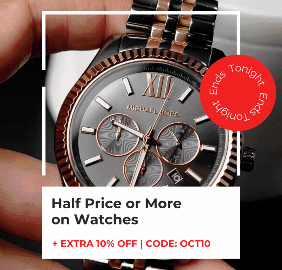 THE WATCH SALE UP TO 80% OFF + EXTRA 15% | CODE : PAYDAY15 | ENDS TONIGHT