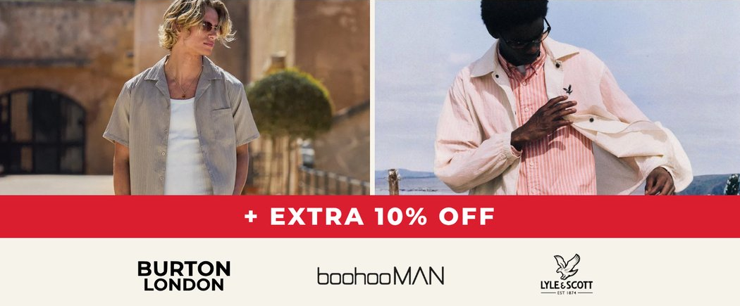 UP TO 60% OFF SELECTED MENSWEAR