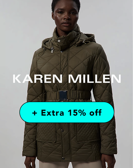 KAREN MILLEN +EXTRA 15% OFF CODE: STYLE15