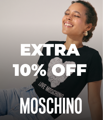 MOSCHINO + EXTRA 10% OFF