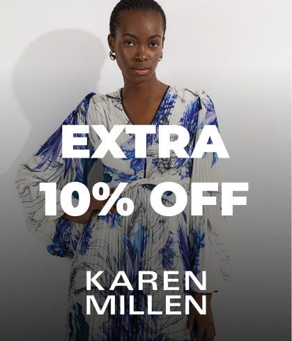 KAREN MILLEN +EXTRA 10% OFF CODE: MAY10