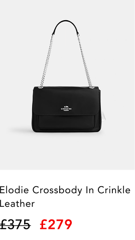 Coach Elodie Crossbody in Crinkle Leather £375.00 £279.00
