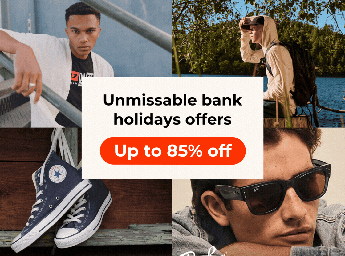 UNMISSABLE BANK HOLIDAYS OFFERS UP TO 85% OFF