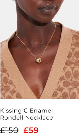 Coach Kissing C Enamel Rondell Necklace £150.00 £59.00