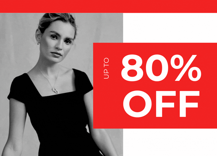 UNMISSABLE OUTLET OFFERS UP TO 80% OFF