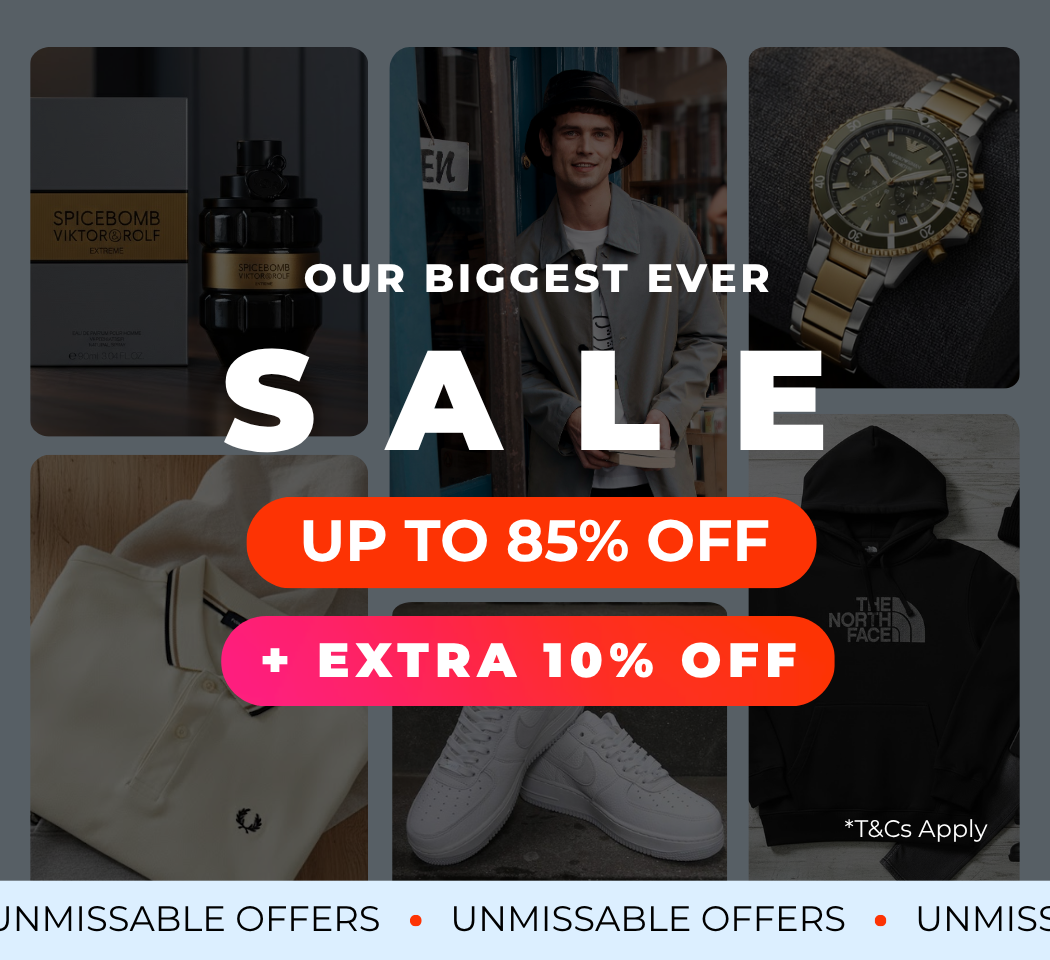 UNMISSABLE OFFERS OUR BIGGEST EVER SALE UP TO 85% OFF +EXTRA 10% OFF CODE: PAYDAY