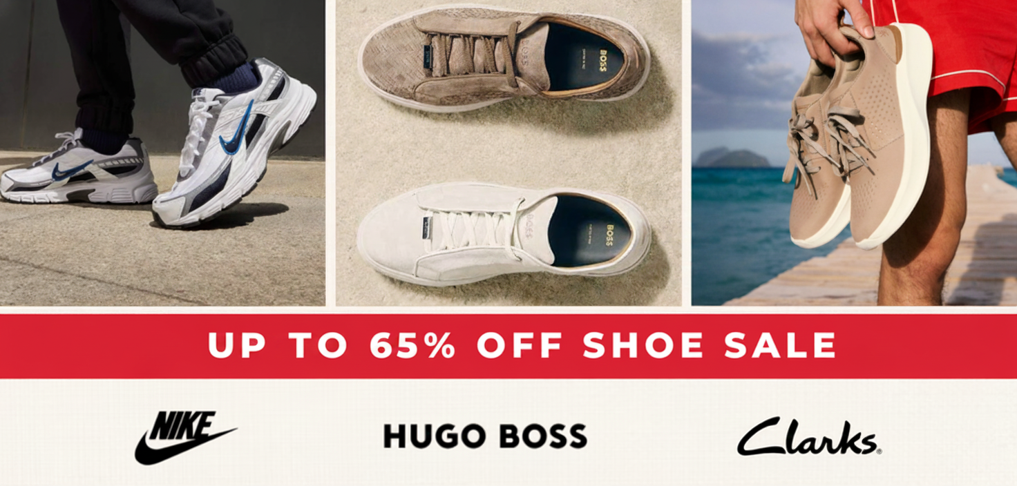 + EXTRA 10% OFF SHOE SALE