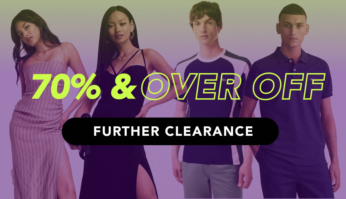 OUR LOWEST PRICES 70% & OVER OFF EVERYTHING