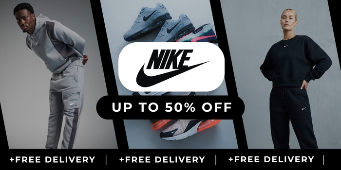 NIKE UP TO 50% OFF + FREE DELIVERY
