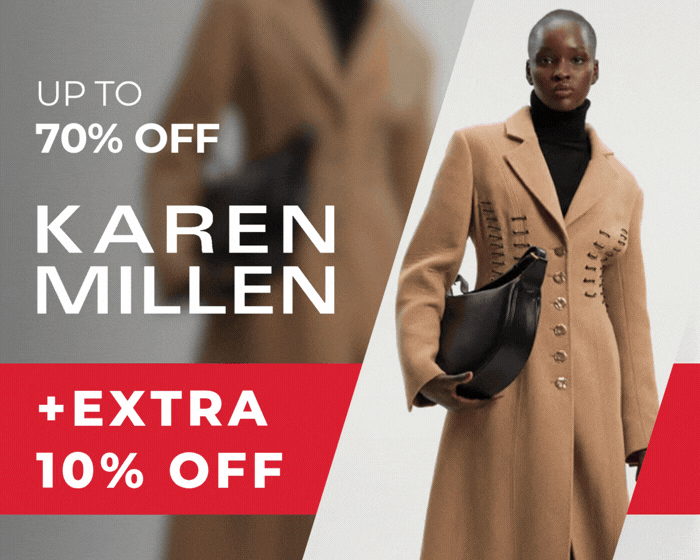 UP TO 70% OFF KAREN MILLEN +EXTRA 10% OFF CODE: OCT10