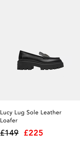 Lucy Lug Sole Leather Loafer