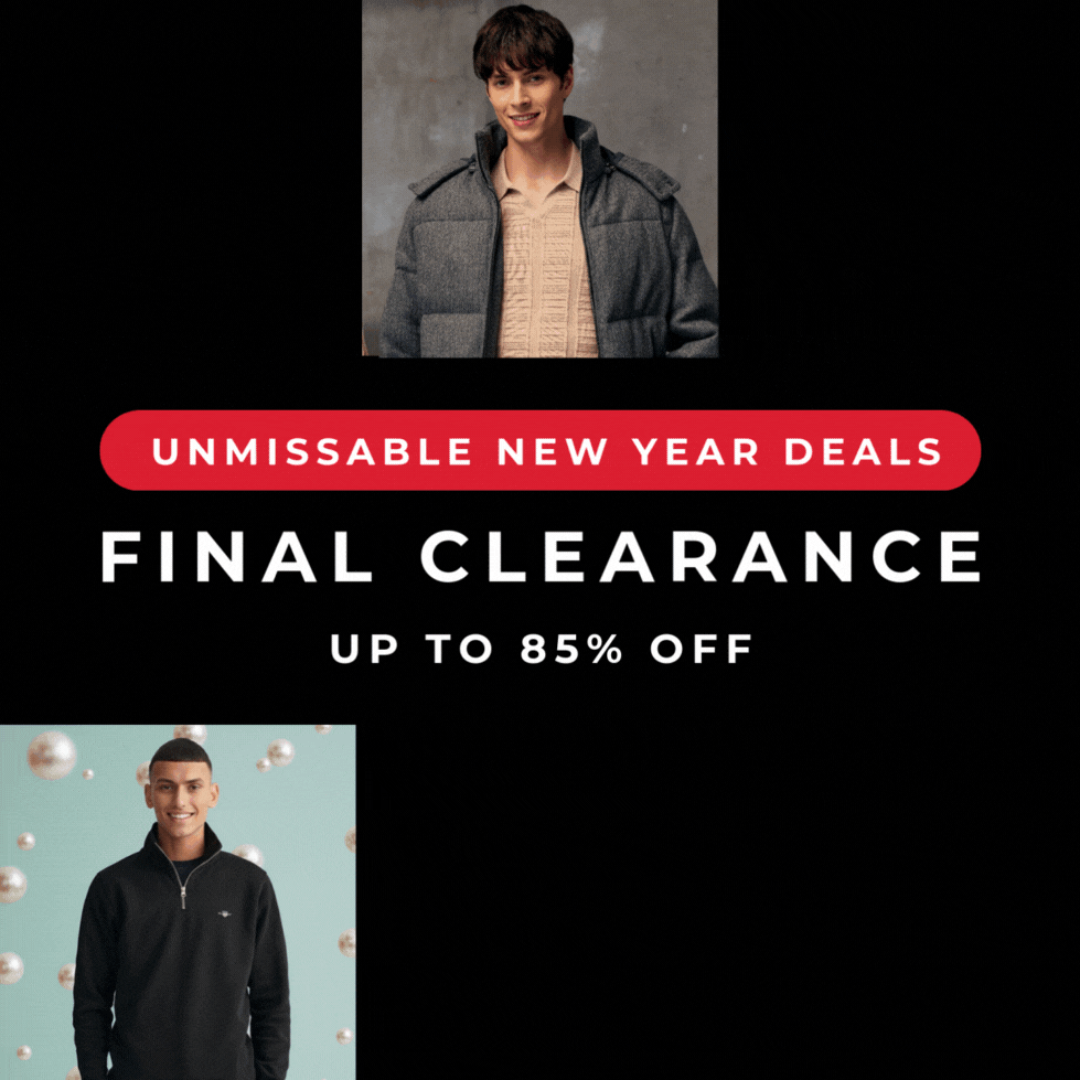 UNMISSABLE NEW YEAR DEALS FINAL CLEARANCE UP TO 85% OFF 