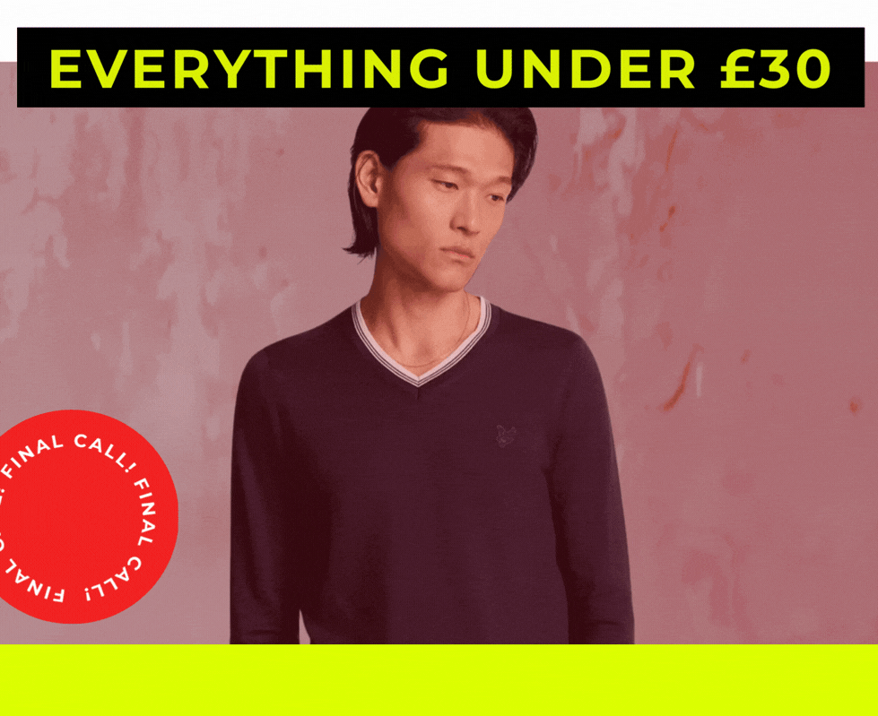 EVERYTHING UNDER £30 1000S OF CLEARANCE OFFERS ENDING FINAL CALL!