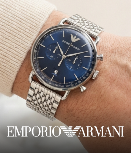 EMPORIO ARMANI +EXTRA 15% OFF CODE: LOVE15
