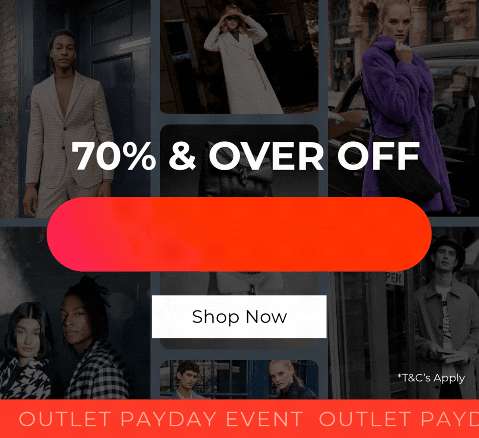 70% & over off + extra 10% off 1000's of styles shop now outlet payday event 
