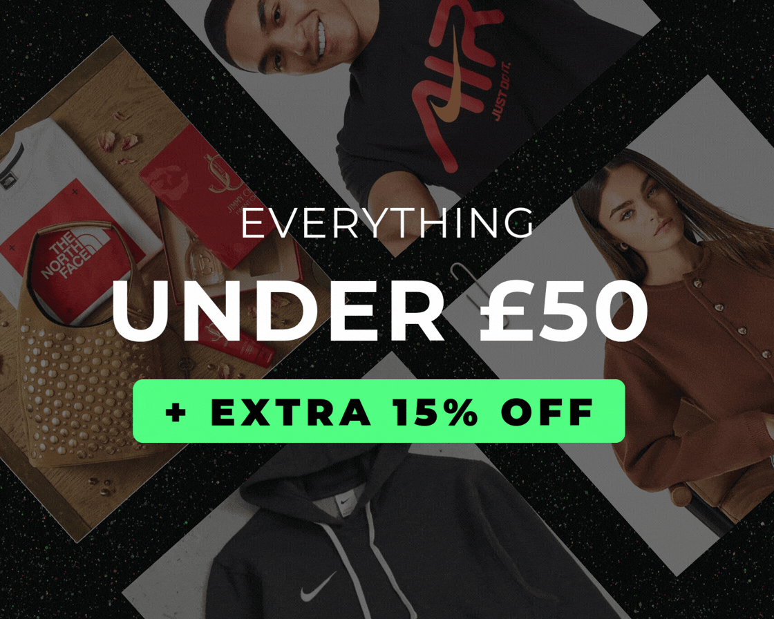 EVERYTHING UNDER £50 +EXTRA 15% OFF CODE: BDAY15