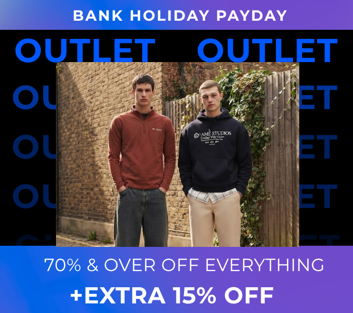 OUTLET 70% % OVER OFF