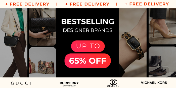 UP TO 65% OFF DESIGNER BRANDS + FREE DELIVERY