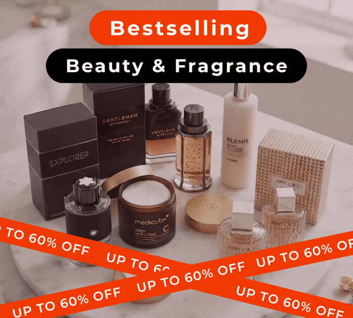 BESTSELLING BEAUTY & FRAGRANCE UP TO 60% OFF 
