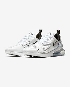 Nike Air Max 270 Trainers White/White/Black