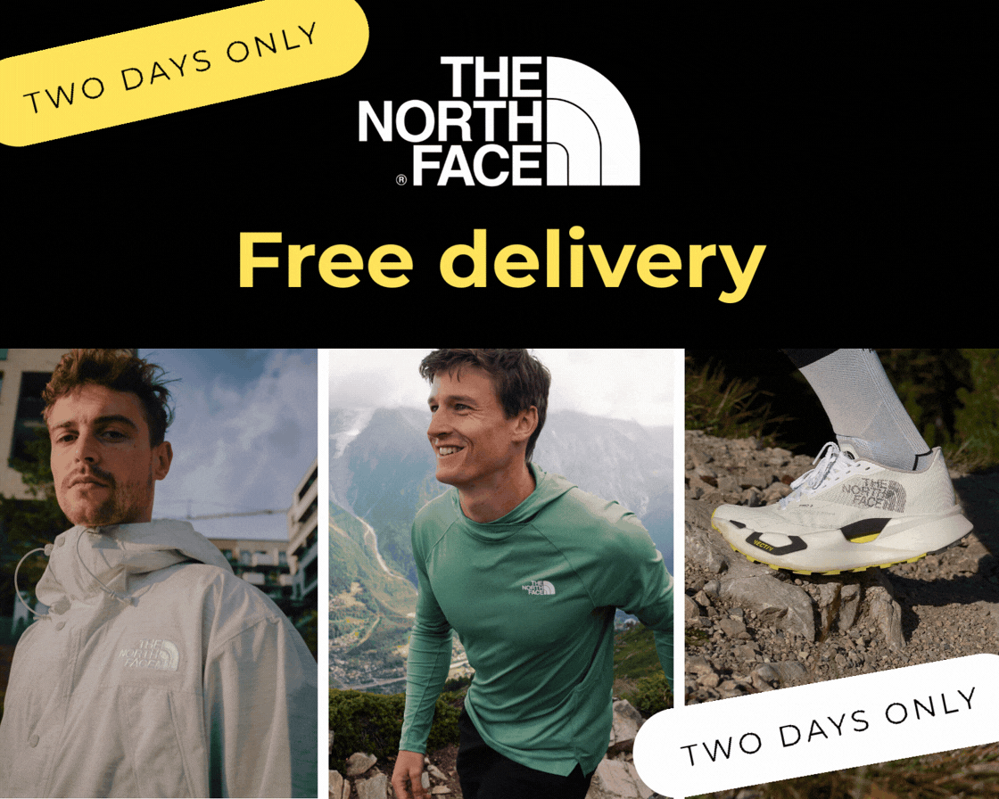THE NORTH FACE EMAIL EXCLUSIVE FREE DELIVERY CODE: FREEDEL TWO DAYS ONLY 