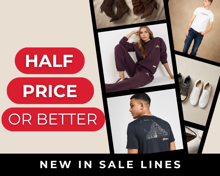 SALE HALF PRICE OR BETTER NEW IN STYLES 