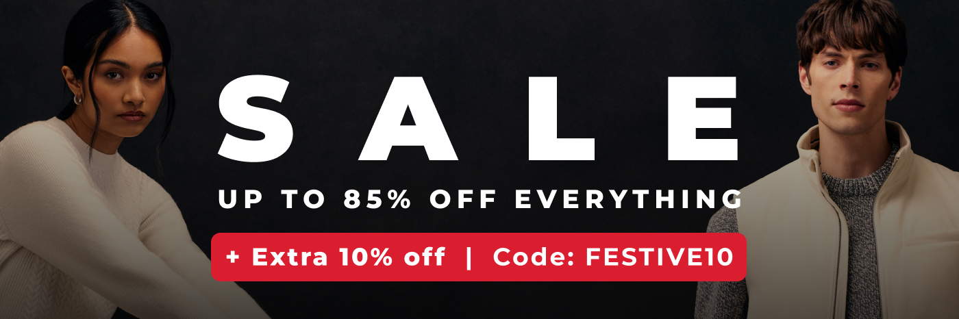 BIGGEST EVER END OF YEAR SALE UP TO 85% OFF + EXTRA 10% OFF | CODE: FESTIVE10