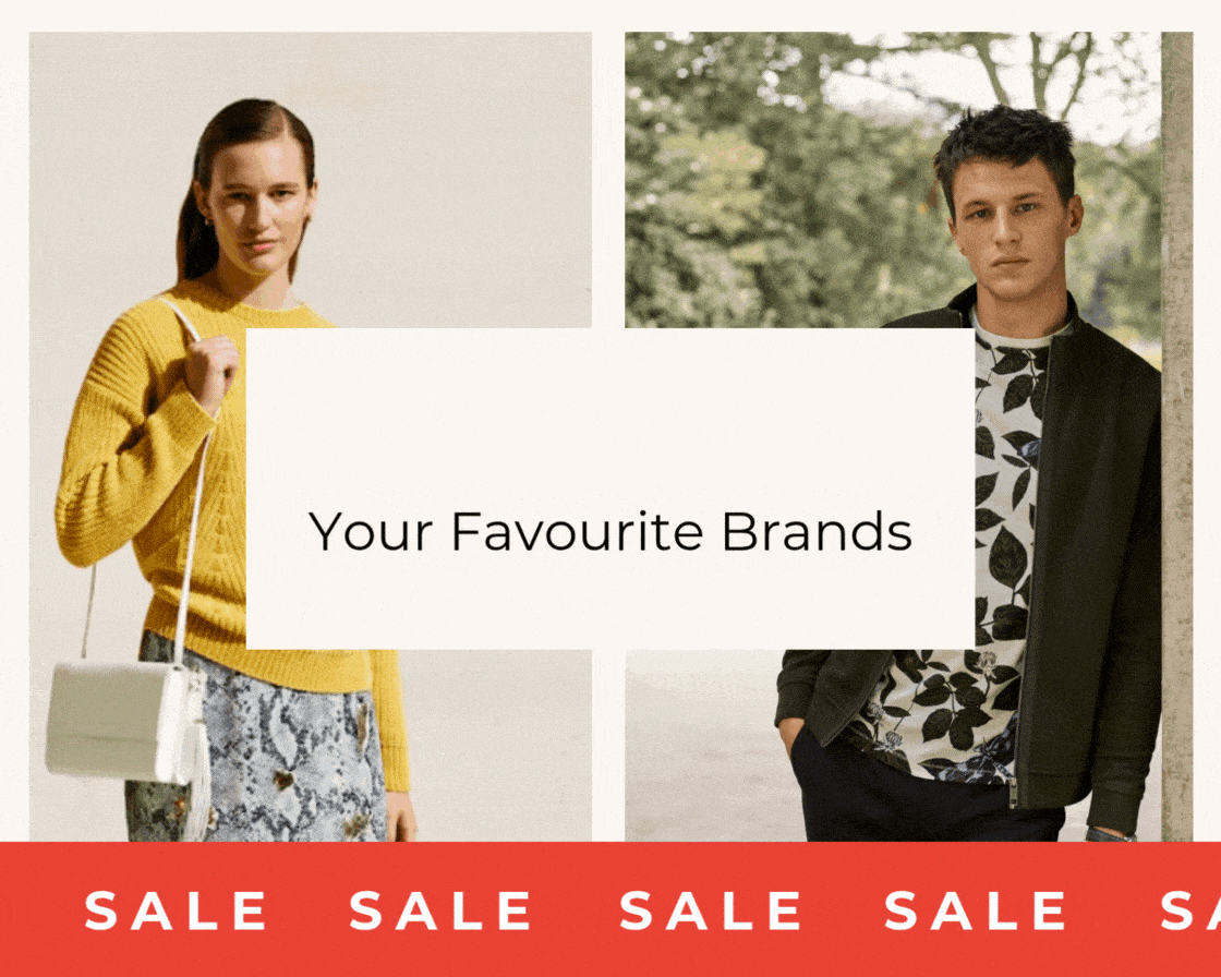 SALE 50% OFF OR MORE YOUR FAVOURITE BRANDS 