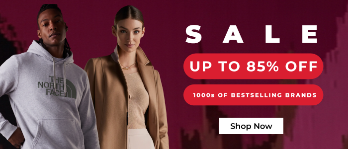 SALE UP TO 85% OFF 1000S BESTSELLING BRANDS