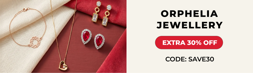 ORPHELIA JEWELLERY EXTRA 30% OFF CODE SAVE30