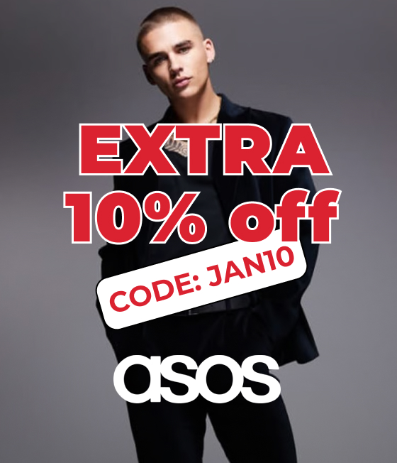 ASOS +EXTRA 10% OFF CODE: JAN10