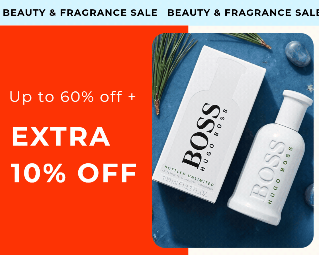 UP TO 60% OFF BEAUTY & FRAGRANCE SALE +EXTRA 10% OFF CODE: MAY10
