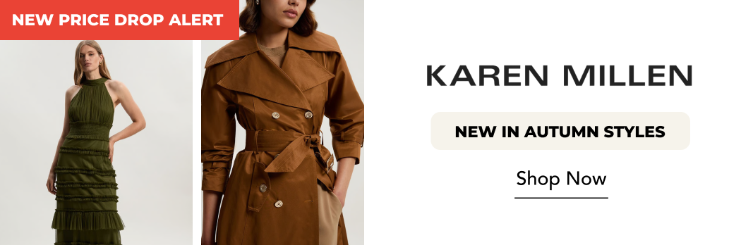 "UP TO 60% OFF KAREN MILLEN NEW IN AUTUMN STYLES"