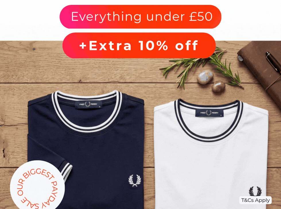 EVERYTHING UNDER £50 + extra 10% off