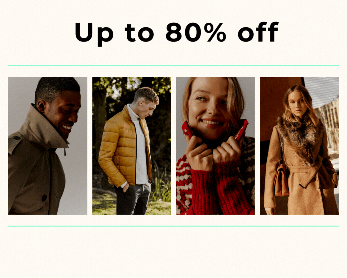 NEW IN AUTUMN STYLES UP TO 80% OFF