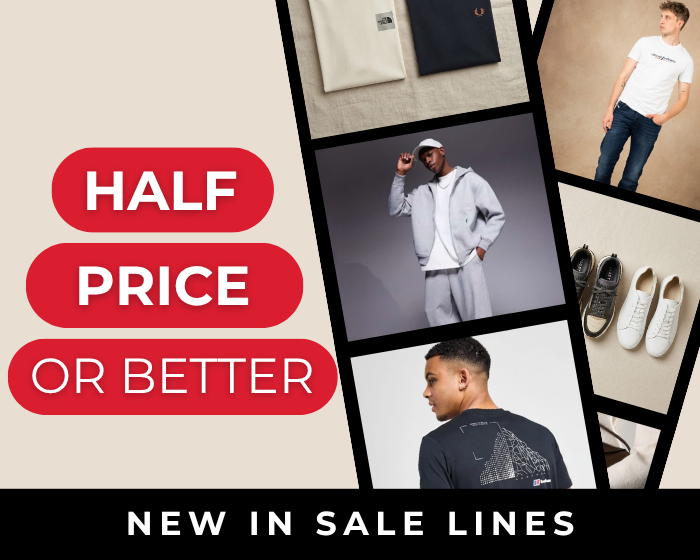 SALE HALF PRICE OR BETTER NEW IN STYLES 