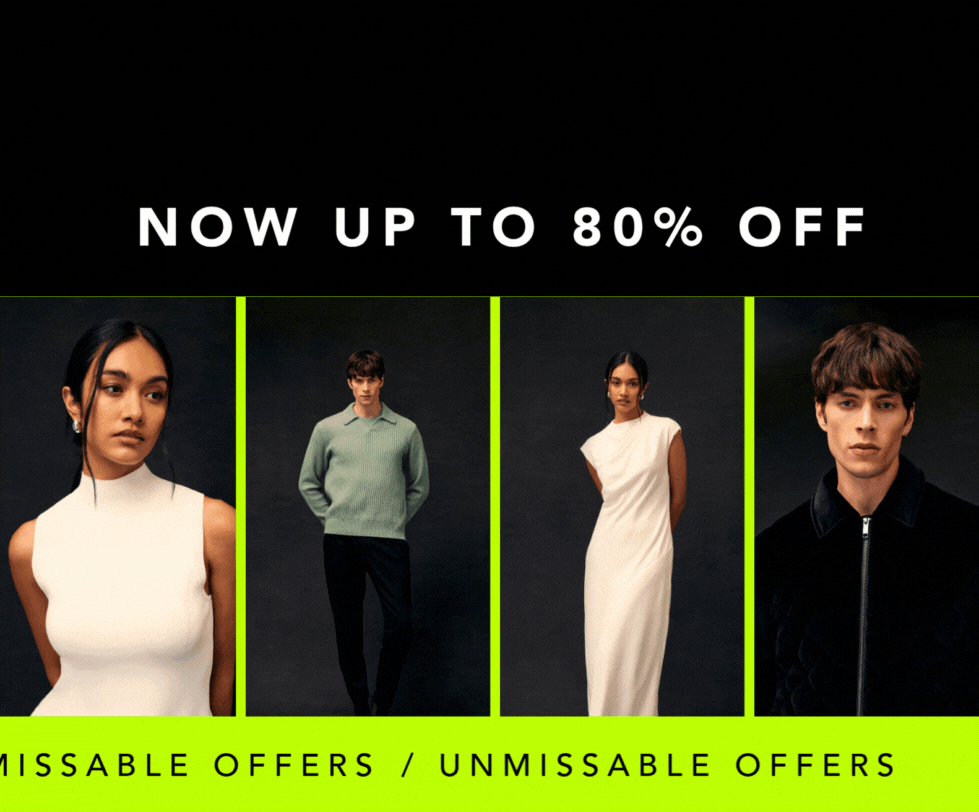 BLACK FRIDAY NOW UP TO 80% OFF UNMISSABLE OFFERS 