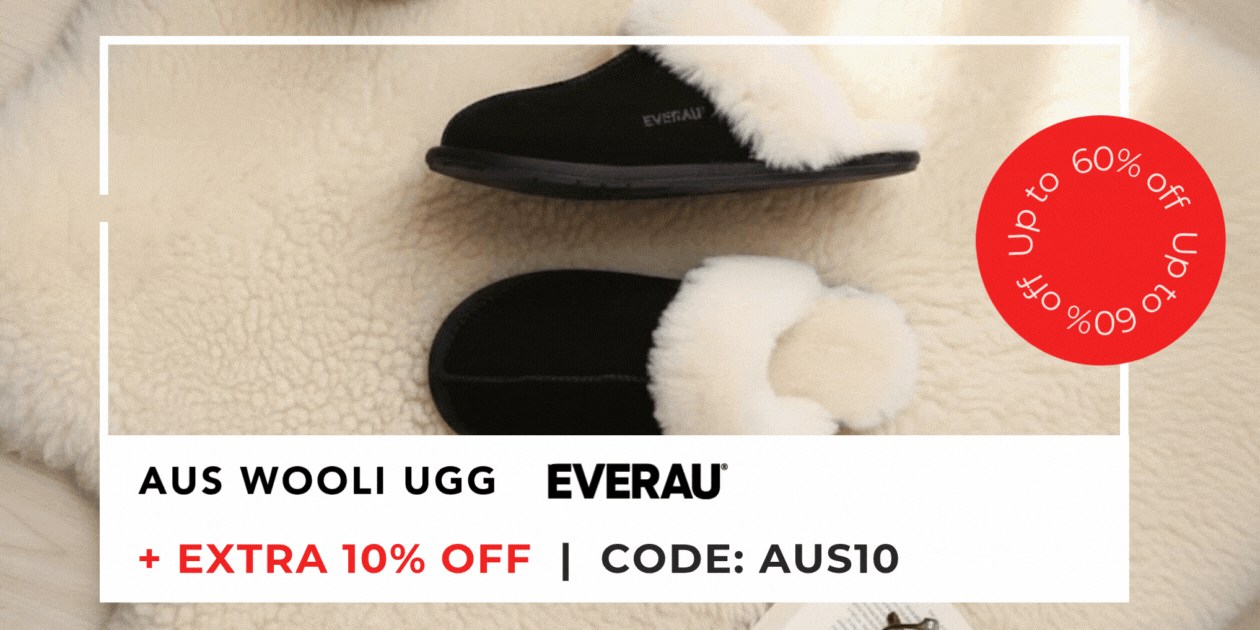 AUS WOOLI UGG EVER AU UP TO 60% OFF +EXTRA 10% OFF CODE: AUS10