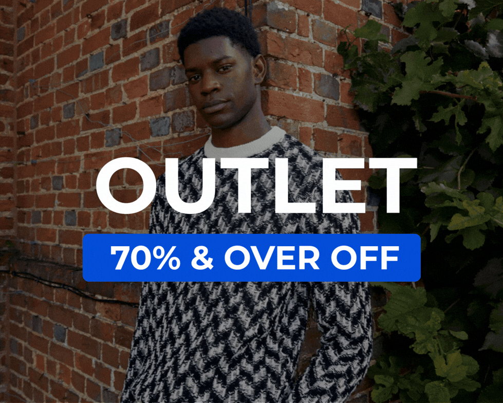 OUTLET PRICES 70% & OVER OFF 