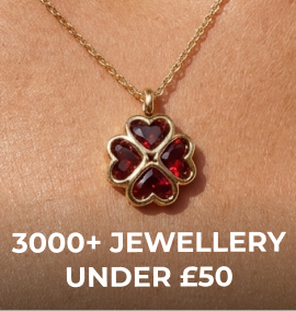 3000+ jewellery under £50 +EXTRA 15% OFF CODE: LOVE15