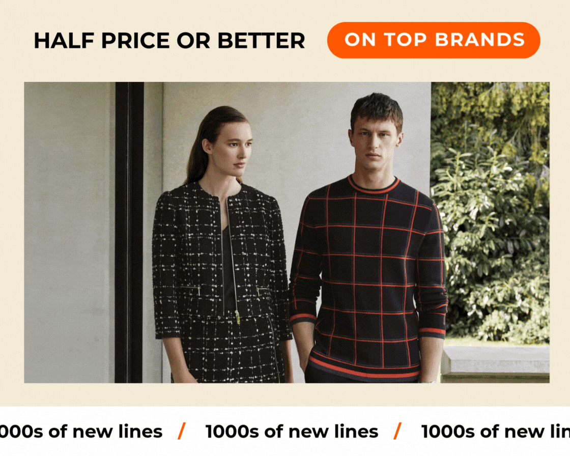 HALF PRICE OR BETTER ON TOP BRANDS