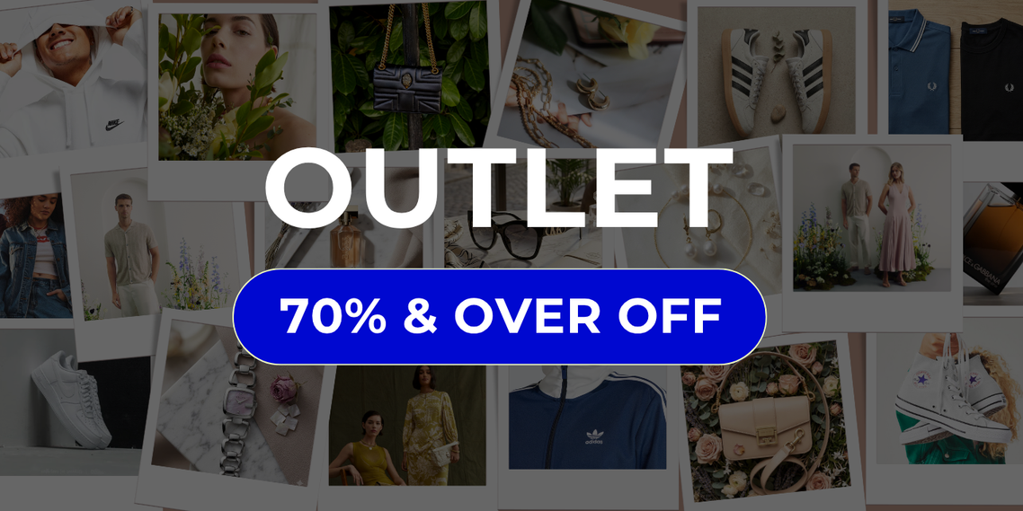 OUTLET 70% & OVER OFF