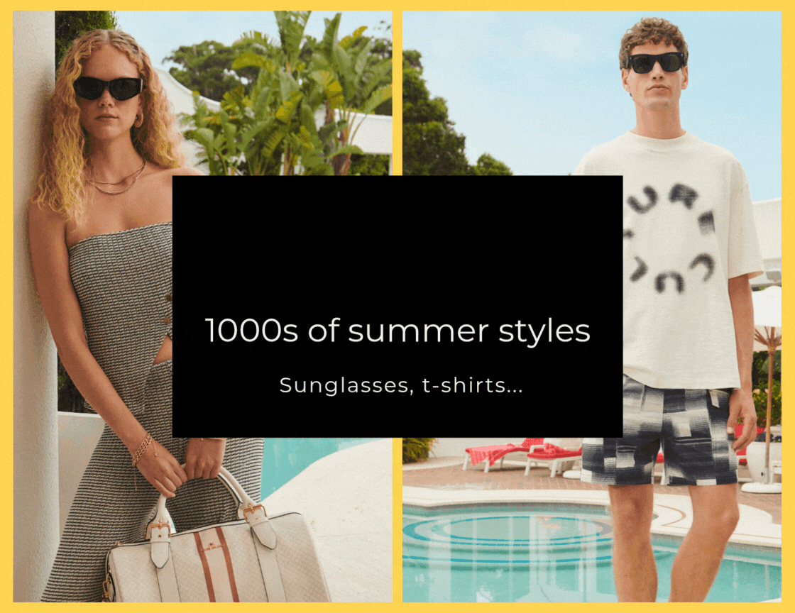 Up to 80% off 1000s of summer styles | Sunglasses, t-shirts...