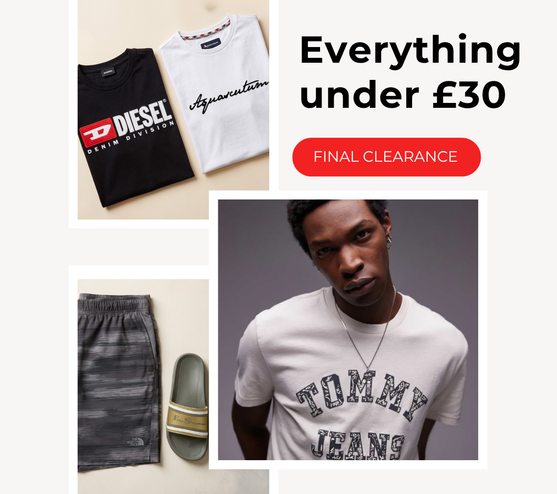 FINAL CLEARANCE EVERYTHING UNDER £30