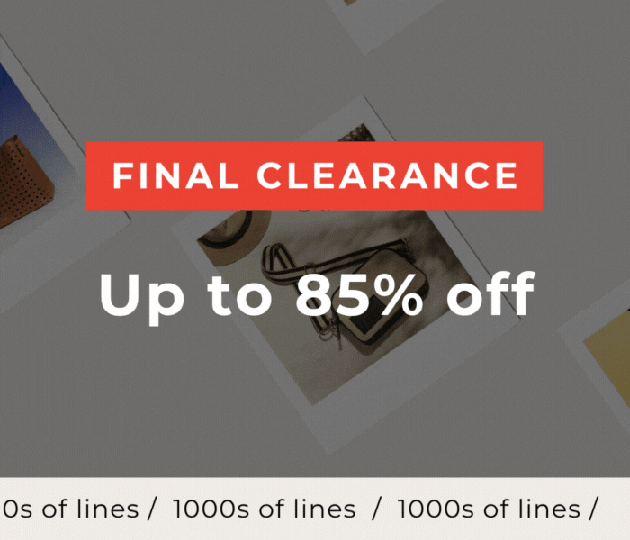 UP TO 85% OFF final clearance 1000s of lines