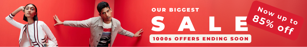 OUR BIGGEST SALE NOW UP TO 85% OFF 1000S OFFERS ENDING SOON