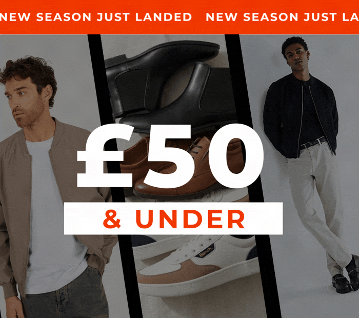 £50 & UNDER NEW SEASON JUST LANDED