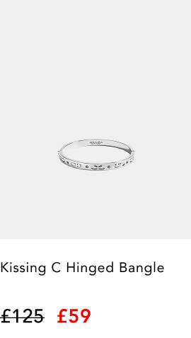 Kissing C Hinged Bangle