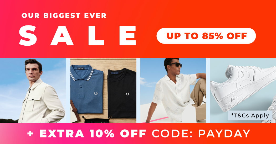 OUR BIGGEST EVER SALE UP TO 85% OFF +EXTRA 10% OFF CODE: PAYDAY