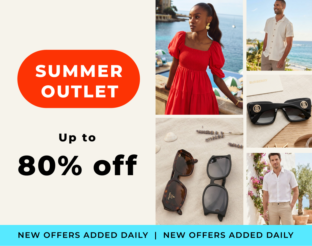 SUMMER OUTLET UP TO 80% OFF NEW OFFERS ADDED DAILY